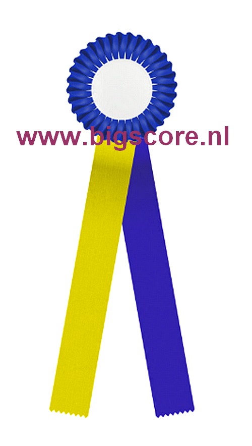 R 01 Multi 1-Ringsrozet Ø 10,5 cm L: 30 cm Blanco met optie Full Colour 50 mm afslag